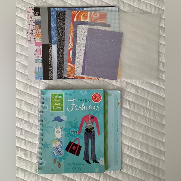 Klutz Toys Klutz Paper Fashions Book Learning Activity Designing